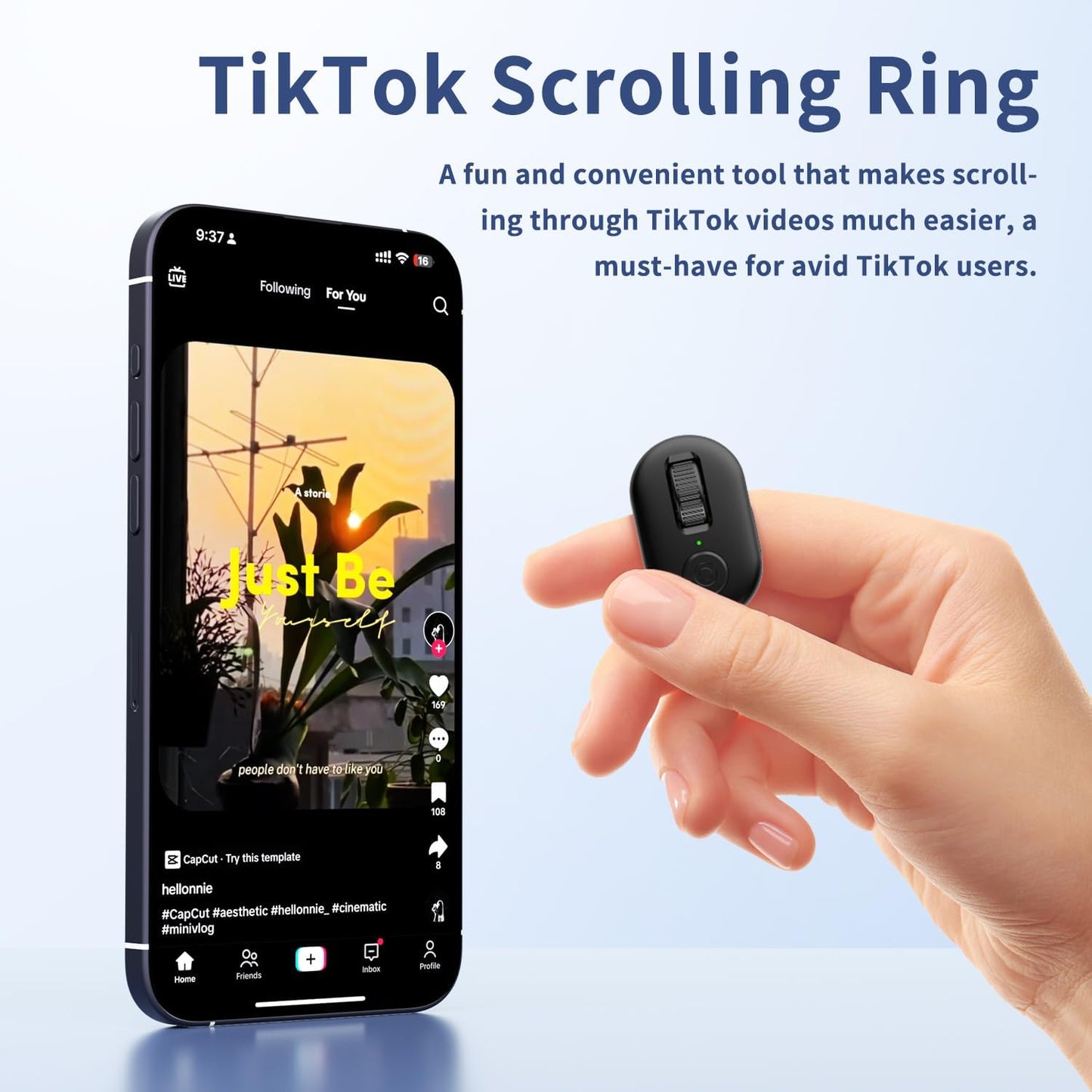 Tiktok Scrolling Ring